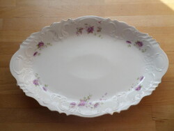 Antik Bohemia szecessziós porcelán pecsenyés tál 25,5 x 40 cm
