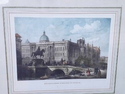 Antik acélmetszet / 1840 Berlin.