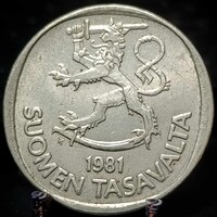 Finnország 1 márka, 1981 B16C2