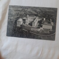 Retro képeslap: Pannonhalma látképe 1965.