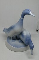 Zsolnay porcelán kacsapár "RITKA" festéssel!