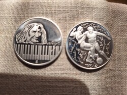 Mexico labdarúgó VB és Liszt Ferenc 175 éve született emlékérem