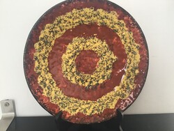 Bodrogkeresztúri kerámia fali tányér 28cm.