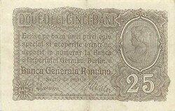 25 bani 1917 Románia Ritka 2.