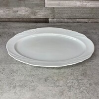 Hollóháza Hungary, Hollóházi porcelán fehér ovális sültes kínáló tál