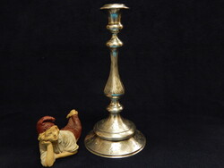 Kiváló ezüst gyertyatartó az 1800-as évek második feléből, Diána fémjellel
