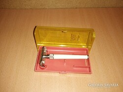 Retro Wizamet W6 cserélhető pengés  borotva tokjában (lengyel Gillette klón) (1/p)