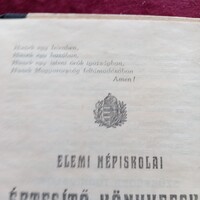 "IRREDENTA" Elemi Népiskolai Értesítő-Könyvecske 1935. Szeged.  Képek