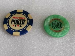 2 db Casino Zseton