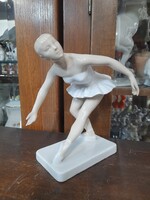 Royal Dux Art Deco Balerina Porcelán Figura.17.5 cm.