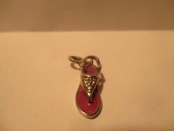 Thomas Sabo charm,vintage ezüst 925 papucs medál.