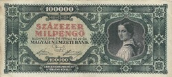 100000 százezer milpengő 1946 5.