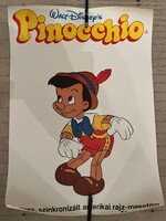 Pinocchio, eredeti moziplakát, filmplakát, Walt Disney, 80x60cm