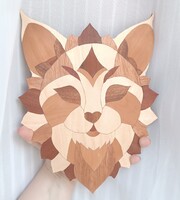 Mandala Cat Falikép