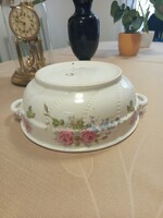 Hódmezővásárhely Rózsás tál Antik 30cm átmérő