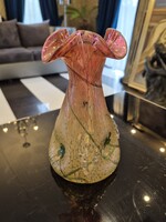 Loetz glass vase eosin