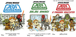3 db Star Wars: Jedi akadémia + A padavan visszatér + Baljós árnyék - Jeffrey Brown