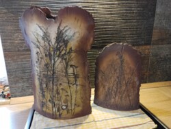 Szemereki Teréz kerámia vázák padlóvázák párban 47, 33, cm