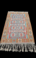 Vintage török kézi szövésű geometrikus kilim. Alkudható.