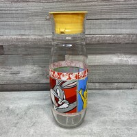 Looney Tunes Csőrike, Tasmán Ördög, Nyúl mintás üveg kancsó