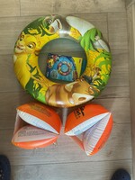 2 db Disney junior úszógumi és 2 karúszó jelképes áron!