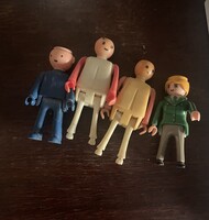 Öt darab muanyag katona Azthiszem playmobil Retro trafikot áru jatek