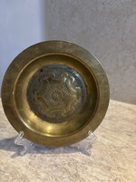 16. századi alamizsna réz tál