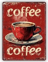 Coffee - kávésarok remek dekorációja - fémtábla 30*20 cm