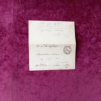 Gyűjteménybe tehető "ADÓINTÉS" (INTÉS + TÉRTIVEVÉNY) Budapest 1887. Képek.
