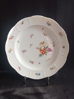 B140 Antik Herendi porcelán tányér szalagos koronás jelzéssel