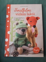 Fonalfalva vidám lakói - 12 horgolt állatfigura, 35 kiegészítő és egy nagy hátizsák