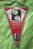 Szlovák sport zászló, nemzetközi motocrossz versenyről, 1960-as évek vége, 70 -es évek elejéről,