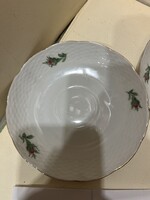 Régi porcelán alátétek "Meissen" jelzéssel, 2db. 4172
