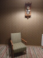 Szürkészöld retro fotel!