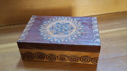 Retró fadoboz, 18x12x6 cm