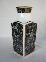 Wunsiedel Bavaria Germany porcelán márvány mintás elegáns nagy váza 25 cm