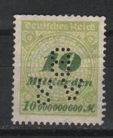 Céglyukasztásos 0679 Deutsches Reich Mi. 328 A P       2,00 Euró