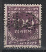 Céglyukasztásos 0668 Deutsches Reich Mi. 268 b      2,00 Euró