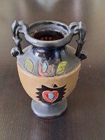 Korondi füles váza 18 cm