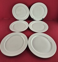 Zsolnay fehér lapostányérok