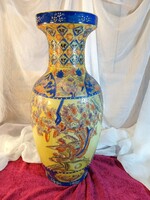 Japán Satsuma főnixmadaras váza 40cm