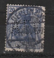 Céglyukasztásos 0595 Deutsches Reich Mi. 87 II a      2,00 Euró