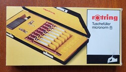 Rotring micronorm csőtoll csőtollhegy készlet eredeti dobozában