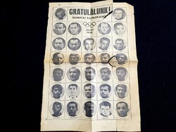 Olimpiai bajnokaink Mexikó 1968 újság kivágásból