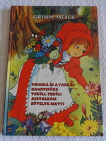 Grimm Mesék - 4 mese egy kötetben - régi mesekönyv Haui József rajzaival (Táltos Kiadó)