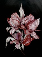 Tulipánok - olaj, keret nélkül