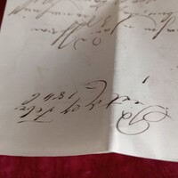 "BÉLYEG ELŐTTI LEVÉL 1846." ( PESTH - DEBRECIN)