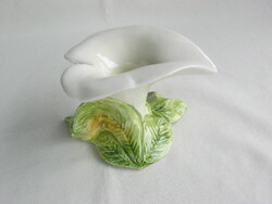 Kála virág porcelán gyertyatartó