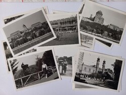 75db-os fotó csomag, fekete-fehér, Budapest, Gyula, Sopron, Esztergom, Balaton, Hévíz 1970-es évek