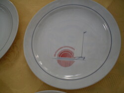 COLDTZ GDR porcelán ritka kistányérok 4 db. garnitúra  19cm.